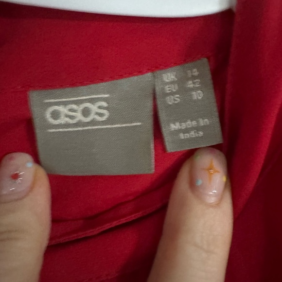 ASOS Vibrant Red Dress - Picture 4 of 5